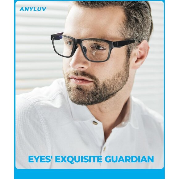 Unisex Gold Sleek Frame HD Lens Digital Interface With Futuristic Smart Glasses - Picture 5 of 7